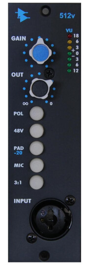 Api 512v Discrete Mic / Line Pre 500 Series Preamp For Api Frames