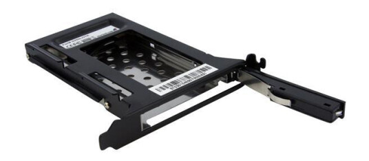 StarTech 2.5" SATA Uttagbar Harddiskramme for PC Kabinetter - Svart