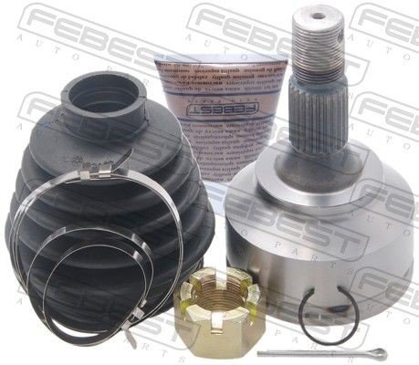Febest Drivknute drivaksel FEBEST 2510 30720 Febest Drivknute drivaksel FEBEST 2510 30720