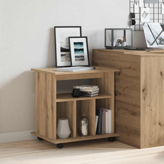 Rulleskap artisan eik 60x53x72 cm konstruert tre 8721158440167