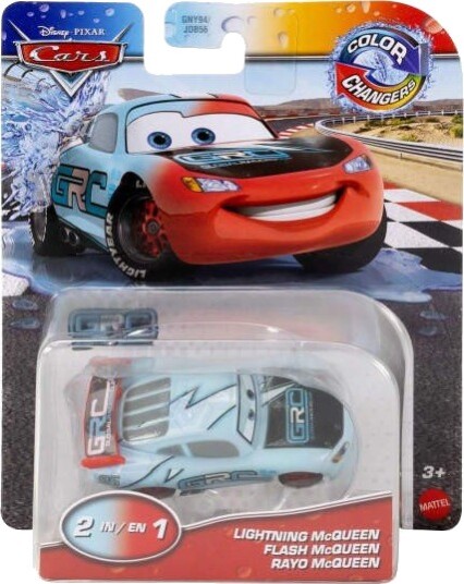 Disney Biler Fargeskiftende Lekebil 2 i 1 Lightning McQueen Disney Biler Fargeskiftende Lekebil 2 i 1 Lightning McQueen
