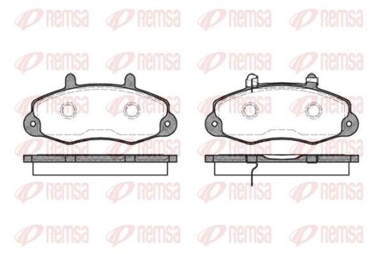 Bremseklosser REMSA 0391.02