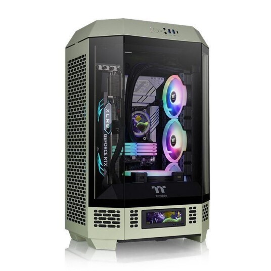 Thermaltake The Tower 300 Mikrotårnkabinett Mini-ITX/Micro-ATX Matcha Grønn Thermaltake The Tower 300 Mikrotårnkabinett Mini-ITX/Micro-ATX Matcha Grønn
