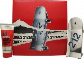 Carolina Herrera 212 Heroes Gavesett 90ml EDT + 100ml Dusjgel