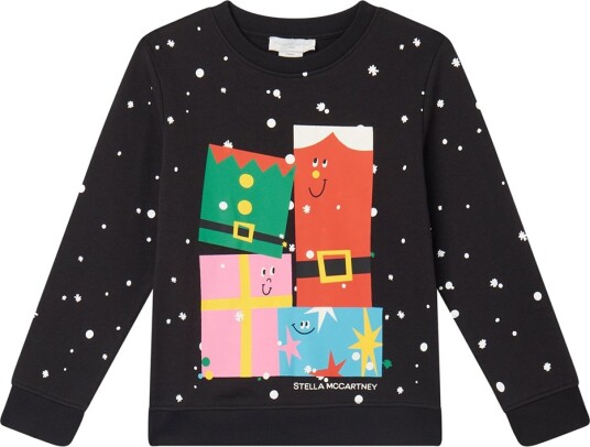 Stella McCartney Kids Collegegenser   Svart/jul   Stella McCartney Kids   8 år 128   Collegegenser