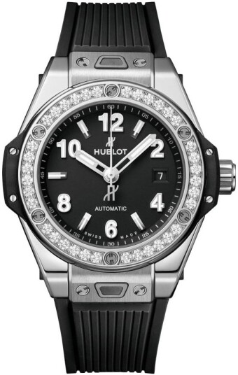 Hublot Dameklokke 485.SX.1170.RX.1204 Big Bang 33Mm Sort/Gummi Ø33 mm