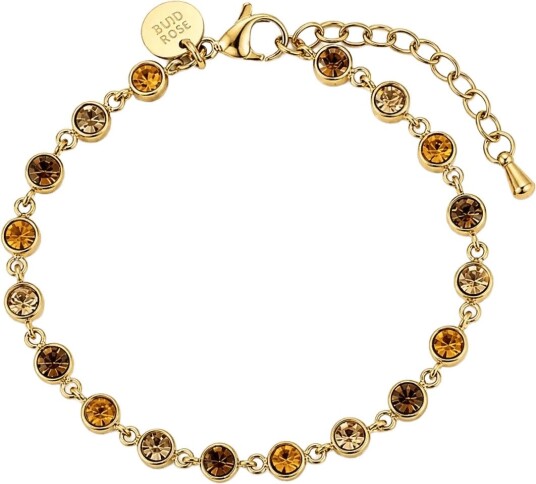 Bud To Rose Lima Bracelet Amber/Gold   Gold   ONE SIZE