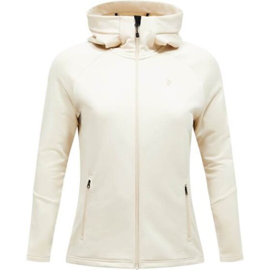 Peak Performance Rider Essentials Zip Hood Dame Sand Fog/Sand Fog L