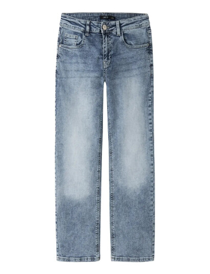 LMTD Nlmblix Dnm R Straight Pant Blue 158