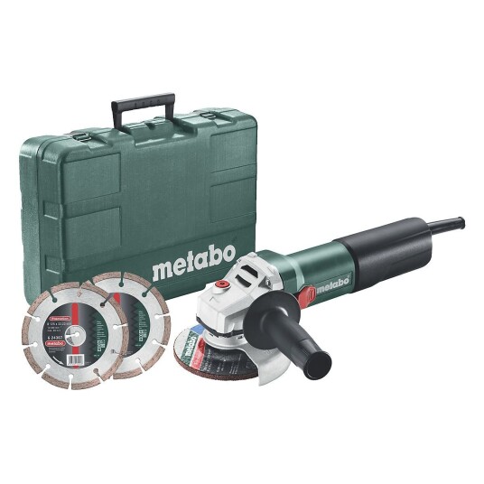 Metabo Vinkelsliper WQ 1100-125 Sett 1100W Metabo Vinkelsliper WQ 1100-125 Sett 1100W