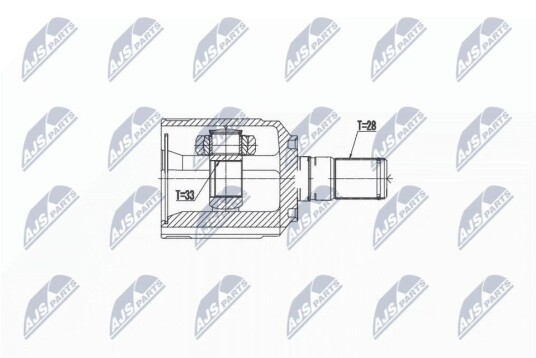 Nty Drivknute drivaksel NTY NPW HY 538