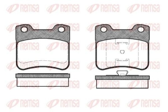 Bremseklosser REMSA 0247.10 Bremseklosser REMSA 0247.10