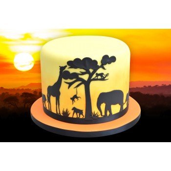 Patchwork Utstikker Safari Sett/8 