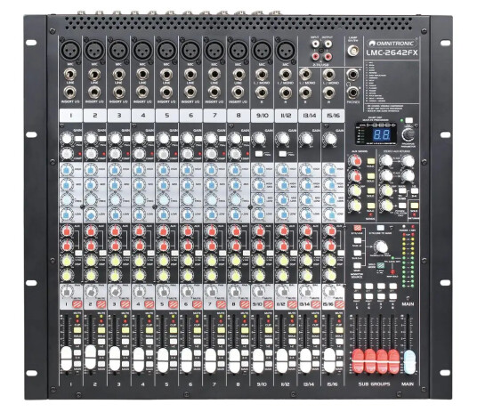 Omnitronic Lmc-2642fx Usb Mixing Console Omnitronic Lmc-2642fx Usb Mixing Console