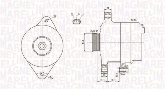 Dynamo MAGNETI MARELLI 063731893010