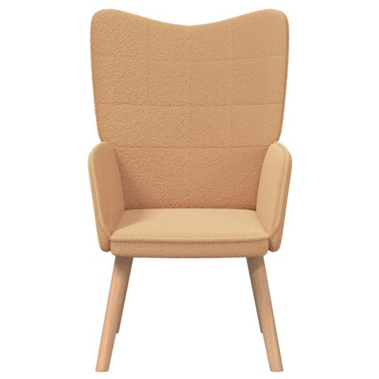 Avslappende stol Beige 62 x 67 x 95.5 cm stoff Avslappende stol Beige 62 x 67 x 95.5 cm stoff