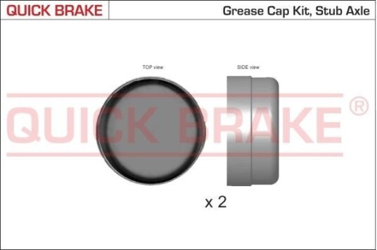 QUICK BRAKE 9823K Kappe, hjullager