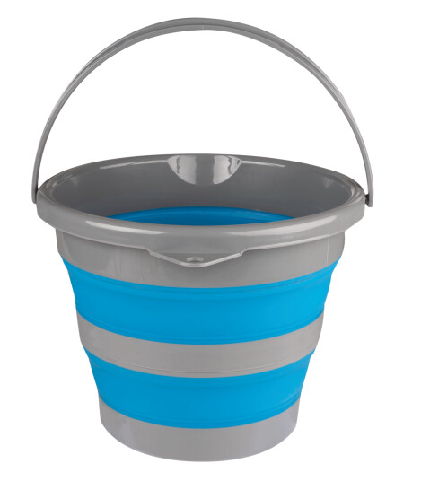 Waldhausen Foldable bucket, 10 litre azurblau Waldhausen Foldable bucket, 10 litre azurblau