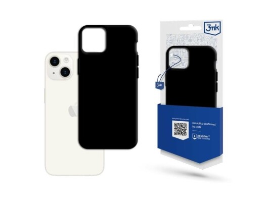 3Mk Matt Deksel til iPhone 15 Plus TPU Svart