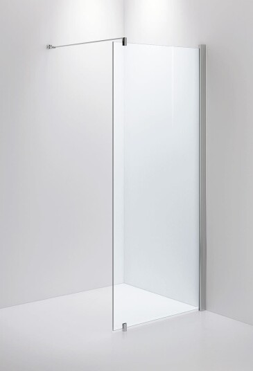 INR Linc 20 Original Dusjvegg blankt klart glass, fast 875 mm, Baderom