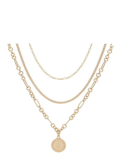 LAUREN RALPH LAUREN Nk 16 Multi Row Pendant   Gld |Guld |One Size