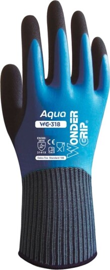 Wonder Grip WG 318 Aqua Arbeidshansker str. M,08