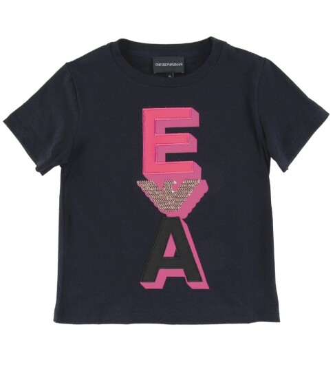 Giorgio Armani Emporio Armani T skjorte Navy m. Rosa/Gull Emporio Armani 6 år 116 T skjorte Blå