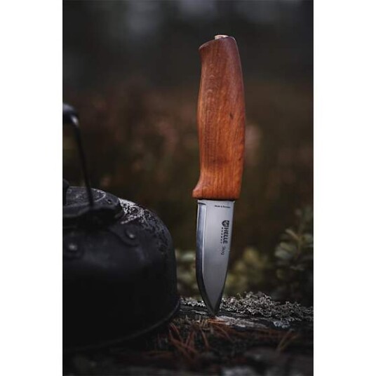 Helle Skog Jaktkniv 76 mm - Lett og Allsidig Spikking