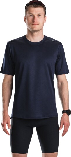 FUSION Tempo! TWO Run Løpe T skjorte Herre Navy M