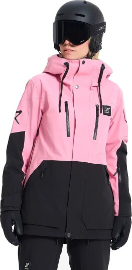 RevolutionRace AccXel 2L Ski Jacket Dame Cashmere Rose/Black Størrelse:4XL   Skalljakke Turjakke & Vindjakke
