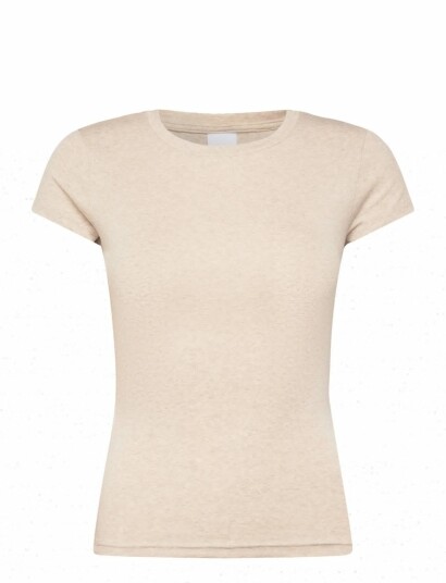 Gina Tricot Perfect Tight Tee Beige S
