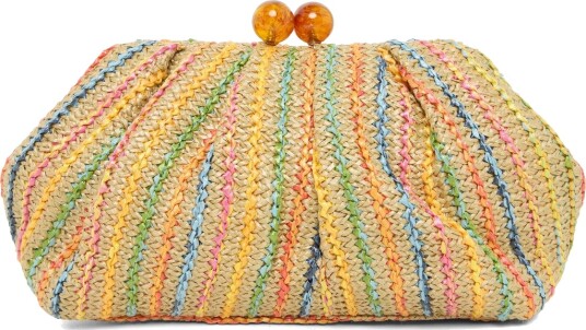 SUI AVA Saint Tropez Clutch Beige ONE SIZE