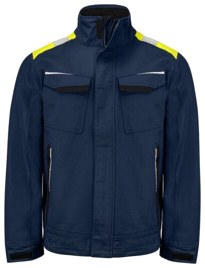 ProJob 5437 Jakke Bomull Navy blue/yellow 3XL ProJob 5437 Jakke Bomull Navy blue/yellow 3XL