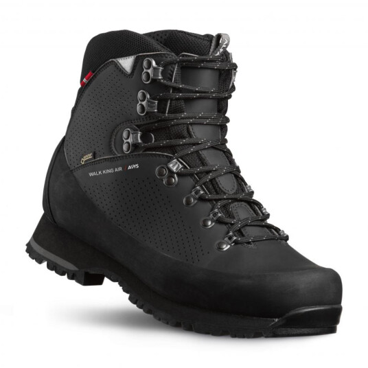 Alfa Walk King Air Aps Fjellstøvler Herre, 1100 BLACK, 50 Alfa Walk King Air Aps Fjellstøvler Herre, 1100 BLACK, 50