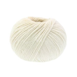 Lana Grossa Natural Alpaca Classico Garn 101 Råhvit