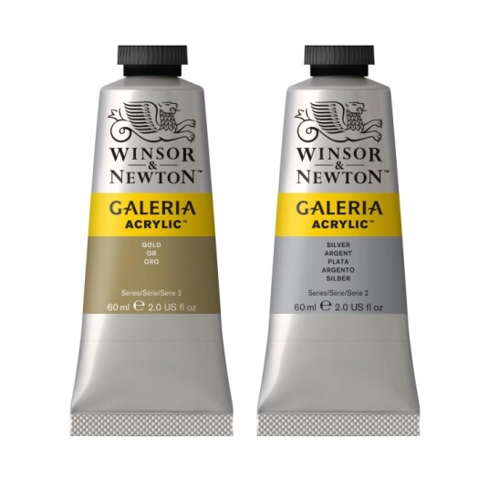 Winsor & Newton Galeria Akrylmaling Metallic 60 ml Silver 617
