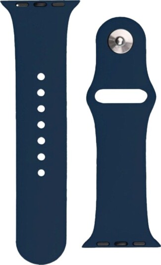 Hurtel Silikonrem til Apple Watch 42/44/45mm Mørkeblå