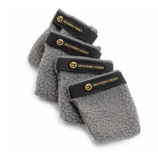Seleverkstedet Fleece Potesokker 4Pk XL - Grønn