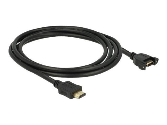 Delock HDMI-forlengelseskabel med Ethernet - 2 m