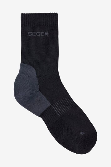 Seger Sokker Wanderer Wool Svart