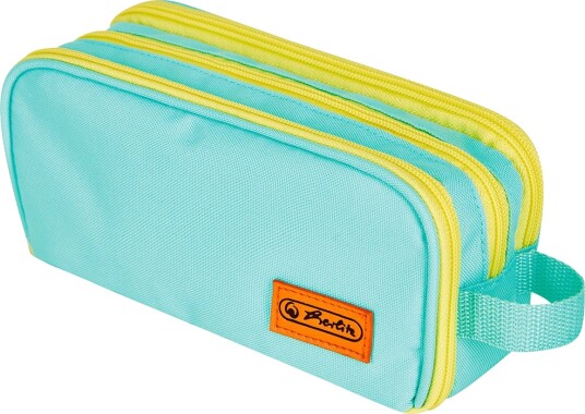 Herlitz Dobbelt Pennal 23,5x11x7,5cm Neon Mintgul Herlitz Dobbelt Pennal 23,5x11x7,5cm Neon Mintgul