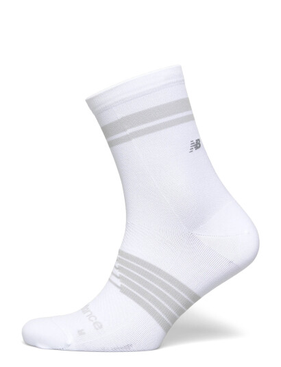 New Balance Pro Run Quarter Socks 1 Pair - White - S
