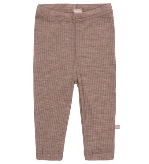 Smallstuff Leggings Ull Rib Soft Powder Smallstuff 1½ år 86 Leggings Ull Rosa