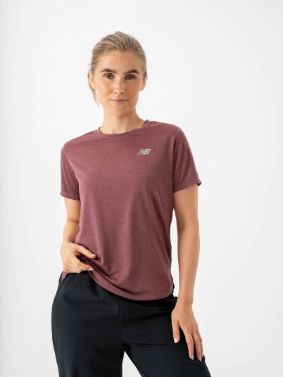 New Balance Athletics T shirt Rød XS