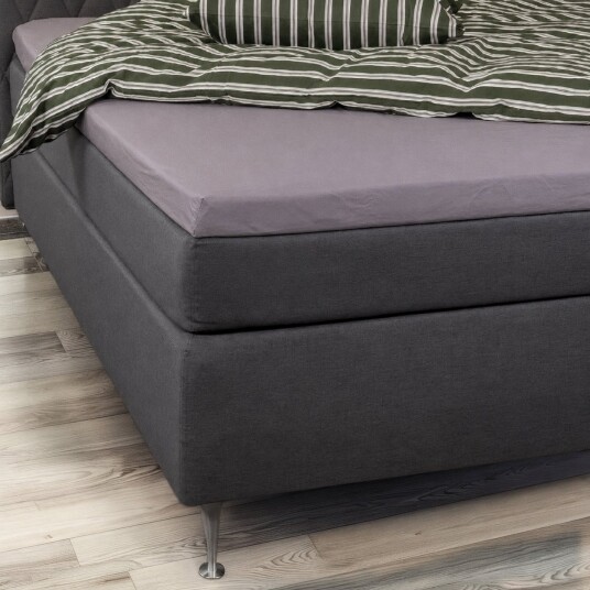 Nordstrand Home Overmadrasslaken - 100% Bomull - Antrasitt - 140x200x8 cm Nordstrand Home Overmadrasslaken - 100% Bomull - Antrasitt - 140x200x8 cm