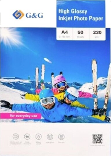 G&G Fotopapir A4 230 g/m² 50 ark