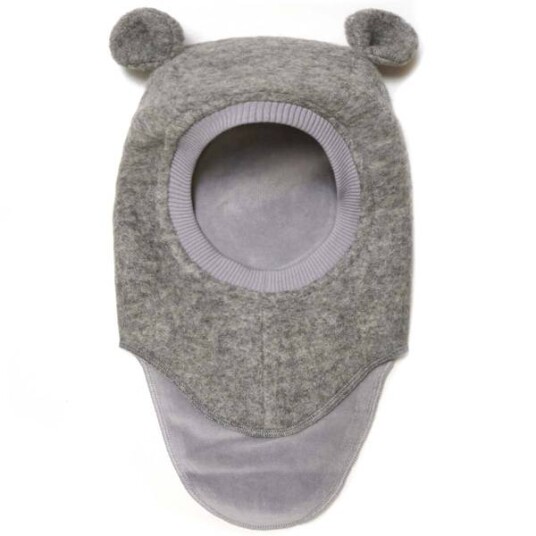 Huttelihut Balaclava Vinterlue Med Små Ører, Medium Grey