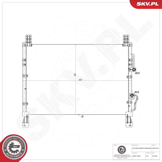 Kondensator ESEN SKV 86SKV326
