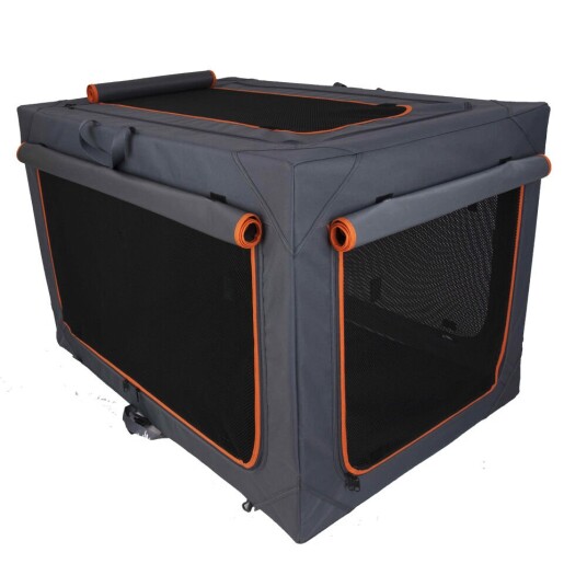 Zooplus Exclusive Sammenleggbart Nylonbur Alu Deluxe Str. Xl: B 71 X D 106 X H 68.5 cm
