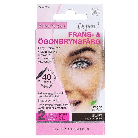 Depend Everyday Eye Lash & Eyebrow Color Black Depend Everyday Eye Lash & Eyebrow Color Black